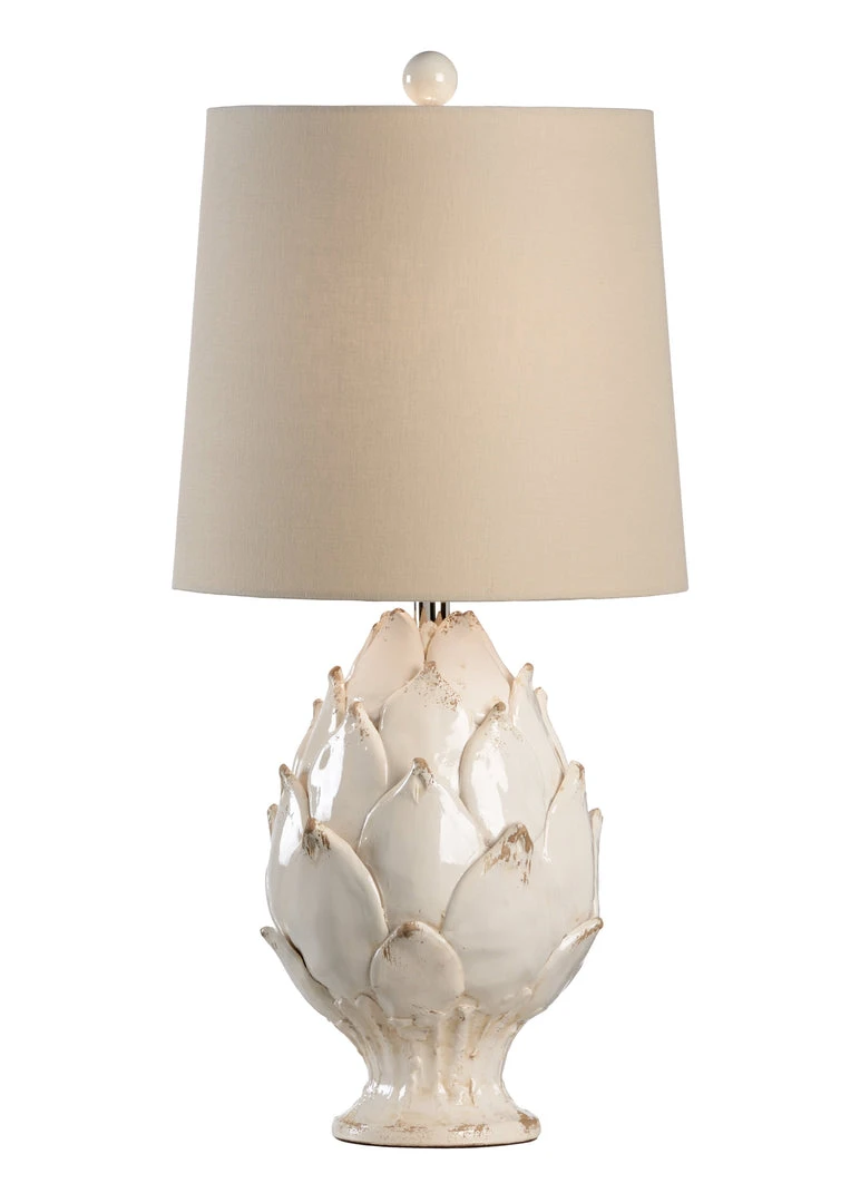 Chelsea House Artichoke White Lamp 3 Chelsea House Artichoke White Lamp