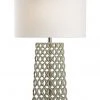 Chelsea House Oval Pierced Lamp - Moss