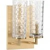 Sconces Chelsea House Casey Double Sconce - Brass 2 Sconces Chelsea House Casey Double Sconce - Brass