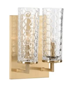 Sconces Chelsea House Casey Double Sconce - Brass