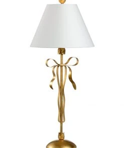 Chelsea House Bow Lamp - Gold