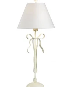 Chelsea House Bow Lamp - White Table Lamps
