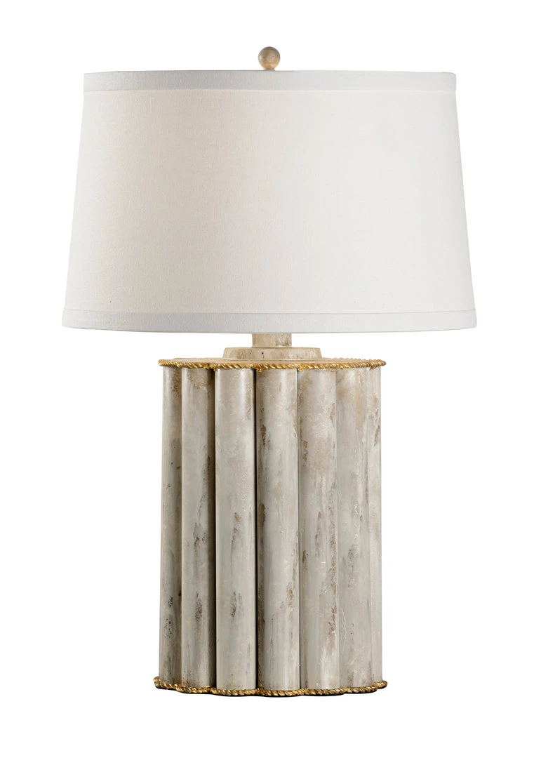 Chelsea House Reidsville Lamp - White Wash 3 Chelsea House Reidsville Lamp - White Wash
