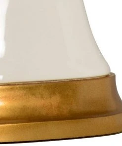 Chelsea House Hopper Lamp - White Table Lamps
