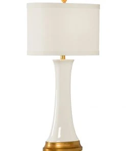 Chelsea House Hopper Lamp - White Table Lamps