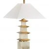 Table Lamps Chelsea House Pagoda Lamp - Alabaster 2 Table Lamps Chelsea House Pagoda Lamp - Alabaster