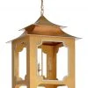All Lighting Chelsea House Tole Pagoda Lantern - Gold