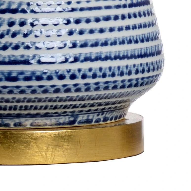 Table Lamps Chelsea House Beehive Lamp - Blue 5 Table Lamps Chelsea House Beehive Lamp - Blue