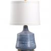 Table Lamps Chelsea House Beehive Lamp - Blue 2 Table Lamps Chelsea House Beehive Lamp - Blue