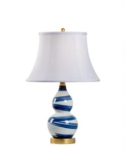 Table Lamps Chelsea House Blue And White Swirl Lamp