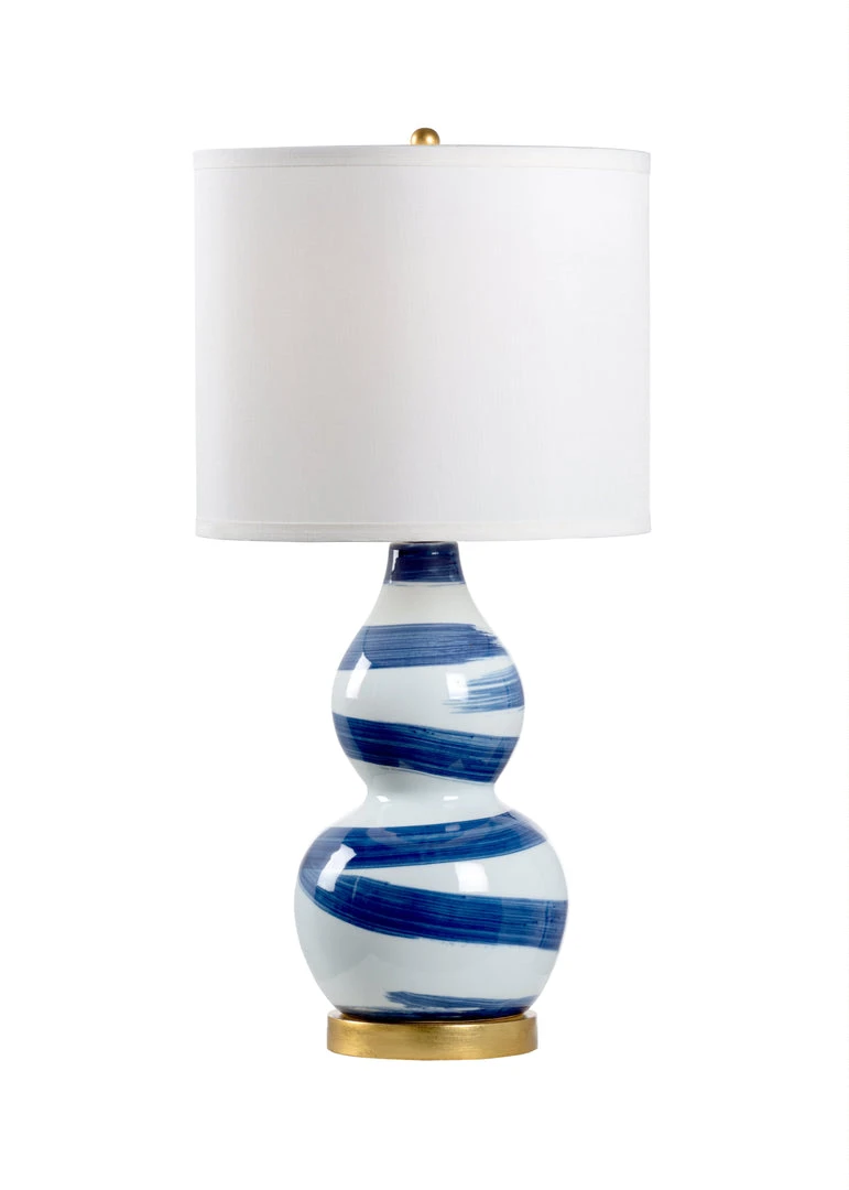 Table Lamps Chelsea House Essex Lamp - Blue 3 Table Lamps Chelsea House Essex Lamp - Blue