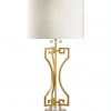 Chelsea House Greek Key Gold Lamp