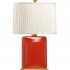 Table Lamps Chelsea House Slender Lamp - Rhubarb 1 Table Lamps Chelsea House Slender Lamp - Rhubarb