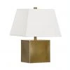 Chelsea House Brass Cube Lamp 1 Chelsea House Brass Cube Lamp