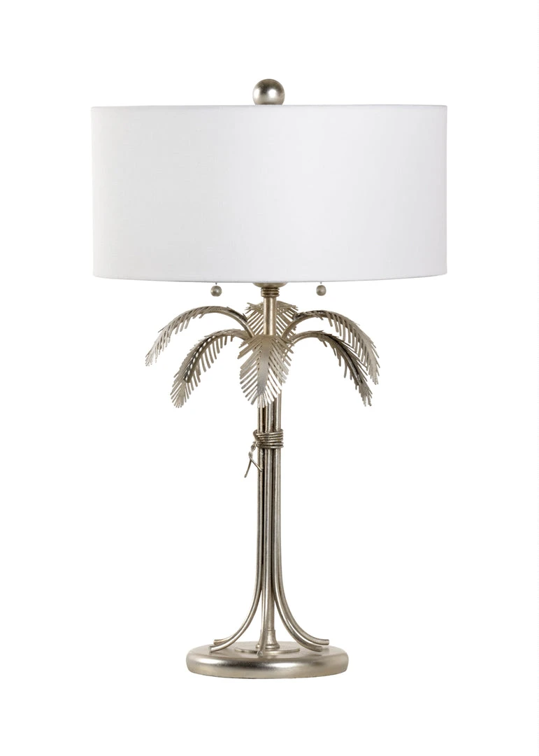 Chelsea House Fine Palm Lamp - Silver Table Lamps 3 Chelsea House Fine Palm Lamp - Silver Table Lamps
