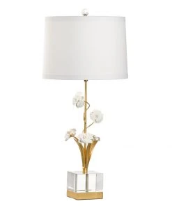 Chelsea House Large Orchid Lamp