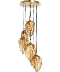 Chelsea House Garden Leaf Chandelier