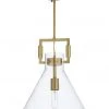 Chelsea House Glass Trumpet Pendant All Lighting