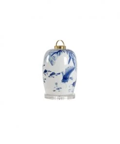 Chelsea House Fish Canton Lantern Lamp (Lg) Table Lamps