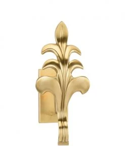 Chelsea House Acanthus Leaf Brass Sconce All Lighting