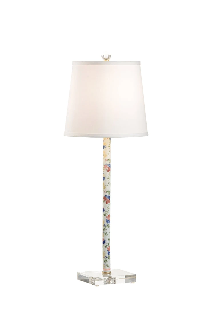 Chelsea House Flowered Flute Lamp Table Lamps 3 Chelsea House Flowered Flute Lamp Table Lamps
