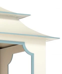 Chelsea House Tole Pagoda Lantern - Gray