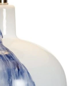 Chelsea House Longwood Leaf Lamp - Blue