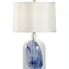 Chelsea House Longwood Leaf Lamp - Blue