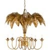 Chelsea House Fern Chandelier - Gold