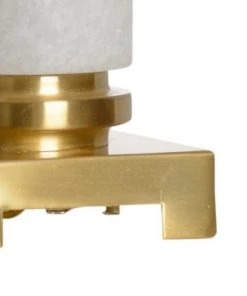 Chelsea House Round White Crosby Lamp