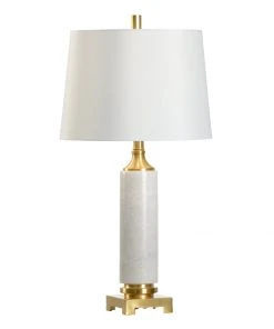 Chelsea House Round White Crosby Lamp