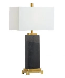 Chelsea House Black Kennedy Marble Lamp