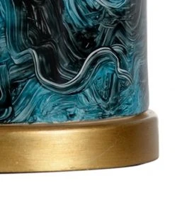 Chelsea House Malachite Cylinder Lamp