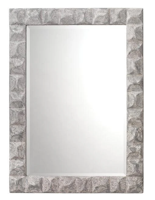 Jamie Young Astor Mirror In Grey Plaster 3 Jamie Young Astor Mirror In Grey Plaster