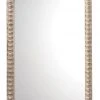 Jamie Young Rectangle Audrey Mirror In White Washed Wood