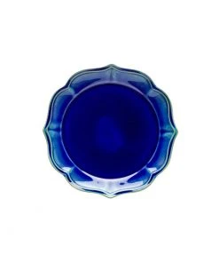 Casafina Dori 8.5" Atlantic Blue Glazed Stoneware Salad Plate (Set Of 4)