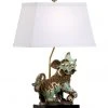 Table Lamps Chelsea House Chinese Dog Lamp - Left