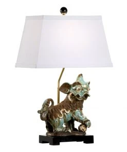 Table Lamps Chelsea House Chinese Dog Lamp - Left