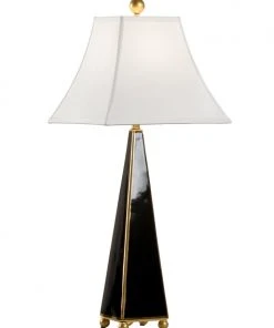Table Lamps Chelsea House Pyramid Lamp - Black