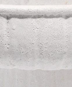 Jamie Young Aegean Large Pedestal Bowl In Rough Matte White Ceramic DECOR