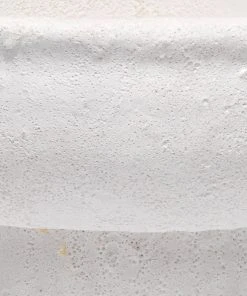 Jamie Young Aegean Small Pedestal Bowl In Rough Matte White Ceramic