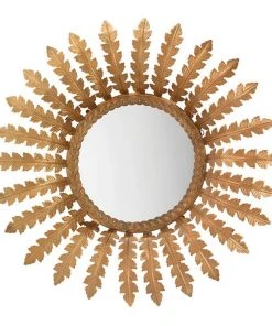 DECOR Jamie Young Elouise Mirror In Antique Brass
