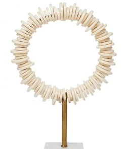 Jamie Young Arena Ring Sculptures (Set Of 2) In Cream Resin DECOR