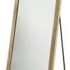 DECOR Jamie Young Austere Leaning Floor Mirror In Grey Washed Wood