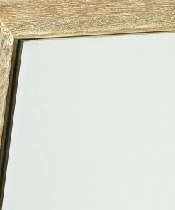 DECOR Jamie Young Austere Leaning Floor Mirror In Grey Washed Wood