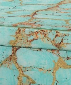 Jamie Young Rectangle Box In Turquoise Pebble DECOR