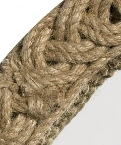 Jamie Young Braided Round Mirror In Jute DECOR