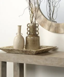 DECOR Jamie Young Circus Vase In Latte Ceramic