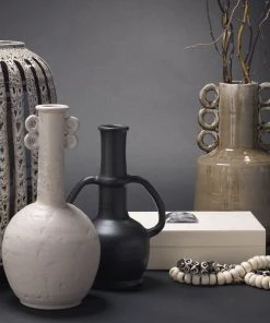 DECOR Jamie Young Circus Vase In Latte Ceramic