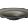 DECOR Jamie Young Cordelia Hand Blown Glass Plate In Matte Grey Glass